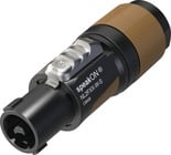 Neutrik NL2FXX-W-S  speakON XX Series Cable End, 2 Pole, Brown 