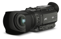 JVC GYHM170U [Restock Item] 4K CAM Compact Handheld Camcorder with Integrated 12x Lens