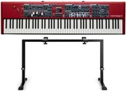 Nord Stage 4 88 Black Stand Bundle 88-Key Digital Stage Piano with Black Profile Stand