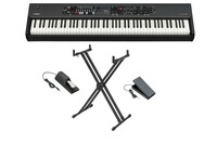 Yamaha YC88 Stage Bundle 88-Key Stage Organ/Piano with Pro Stand, FC3A Sustain and FC7 Volume Pedal