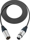Sescom SC10XXJ  Mic Cable, XLRM-XLRF, Black, 10'