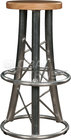 Global Truss Truss Stool 2.0 Curved Leg Truss Bar Stool