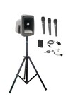 Anchor MEGA-BP4-HHHB  MEGA2-U4, SS-550, and 3 Wireless mics & Wireless Beltpack 