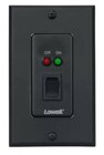 Lowell RPSB2-MP-RJ  Black Switch-Momentary SPST-Rocker Switch, 2 Status LED, 1-gang