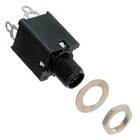 1/4" TRS-F Enclosed Jack, Double Closed Circuit, Solder Lug