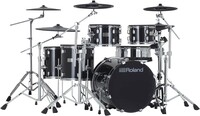 Roland VAD507-K V-Drums Acoustic Design 506 Kit with Extra Floor Tom, Crash and Stand