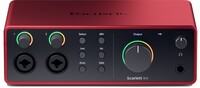 Focusrite Scarlett 4i4 4th Gen 4x4 USB Audio Interface, 4th Generation