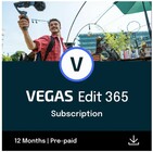 Magix VEGAS Edit 365 Video Editing Software, 1 Year Subscription [Virtual]