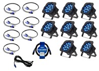 ADJ ADJ PAR Bundle (8 count) ADJ 12PX-HEX PAR bundle with FREE cables (8 count)