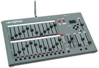 Lighting Console, 24-Channels, LMX-128, DMX-512 and Wireless DMX Outputs