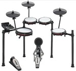 Alesis Nitro Max 8-Piece Mesh Head Electronic Drum Kit with Bluetooth