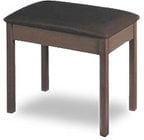 Piano-Style Keyboard Bench in Rosewood