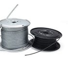 Rose Brand HWCA0029  Cable Aircraft 1/4 in x 250 ft, 7x19 Black Galvanized 