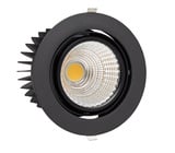 ETC ARCP1H324BA  ArcSystem Pro 1-Cell HO Recessed Adjustable 3000K/24deg BK 