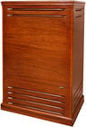 Leslie Speaker in Red Walnut