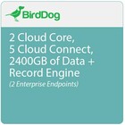 BirdDog BDCLOUDENTERPRISE  2 Cloud Core with 5 Cloud Connect and 2400GB of Data + Record Engine, 2FA, Encoder Engine, API Support + 2 x free Reporter Licenses, 365 Days