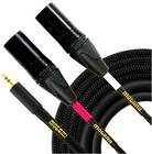 Mogami Gold 3.5mm TRS Male to Dual XLR Male 20' Stereo "Y" Cable