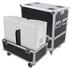 ProX XS-SP2X12W-MK2 Universal ATA Flight Case for 2x Speakers 25"x15"x15"