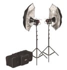 Smith Victor COOLED50K  CooLED50K 2-Light LED Kit with Barndoors and Case 