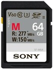 Sony SFM64/T2  64GB SF-M/T2 UHS-II SDXC Memory Card