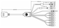 Xenarc CABLE-26P-TSV  6' 26-Pin TSV Series Monitor HDMI/VGA/DVI/AV Input Cable