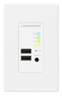 Crestron USB-EXT-2-REMOTE-1GW  USB over Category Cable Extender Wall Plate, Remote, White