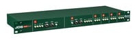 6-Channel Passive DI for Keyboards, 1RU 19" Rackmount, 1/4" and RCA Inputs