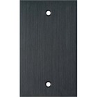 My Custom Shop WP1A-B  1-Gang Blank Black Anodized Aluminum Wall Plate 