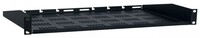 Lowell USV-110  VENTED RACK UTILITY SHELF-1U, 10IN D, BLACK