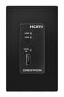 Crestron HD-TX-4KZ-101-1G-B DM Lite 4K60 4:4:4 Transmitter for HDMI® Signal Extension over CATx Cable, Wall Plate, Black