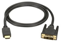 Black Box Network Svcs EVHDMI02T-002M Black Box Adapter Cable, HDMI/DVI, 6.6'