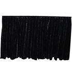 ProX XSF-SKIRT24  24" Portable Stage Skirt, Black 