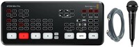 Blackmagic Design ATEM Mini Pro HDMI Live Stream Switcher With ATR1100X Microphone and Free 15' HDMI Cable