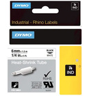 Dymo 18051 1/4" Industrial White Heat Shrink Tape for Rhino Label Printers