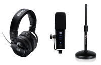 PreSonus Voice Over Revelator Dynamic Bundle Dynamic USB Microhone with Headphones and Desktop Stand