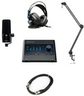 PreSonus Voice Over PD-70 Quantum ES2 Bundle Dynamic Microphone with Audio Interface, Mic Boom Arm, Headphones and XLR Cable