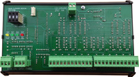 Doug Fleenor Design DMX12ANL-DIN [Restock Item] 12-Channel DMX to Analog Converter, 0-10V Output, DIN Rail Mount