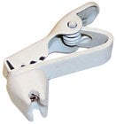Lapel Tie Clips, White, 5 pk