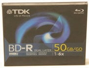 50GB BD-R Data Disc in Jewel Case with 2x Write Speed