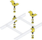Middle Atlantic CLH-5/8CHK-6 Slotted 5/8" Ladder Support Hardware (6 Pairs, with Ceiling Hang Kit)