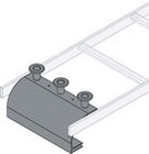 Cable Ladder End Drop with 3 Spools