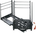 15SP Rotating Sliding Rail System with 19" Depth and 4 Slides