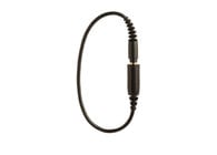 9" Headphone Extension Cable, Black