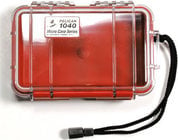 Pelican Cases 1040CBK Micro Case 6.5"x3.9"x1.8" Small Portable Electronics Case, Clear Black