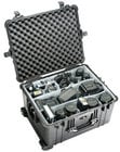 21.5"x16.4"x12.5" Protector Case with Wheels and Padded Dividers