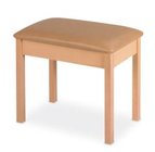 Piano-Style Keyboard Bench in Blonde Finish