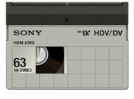 HDV Tape 63 Minute