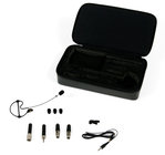 Omni Earset Mic with Micro-Miniature Condenser Capsule and Accessories, Black