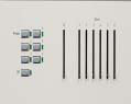 LWD Wall Panel (6-Button Preset, 6 Zone Faders, with Master & Off)