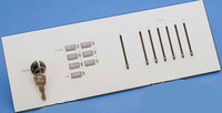 Litescape House Light System Wall Panel: 6 Preset Buttons, 6 Zone Faders, Master Fader, Lockout Station & Off